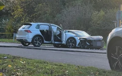 Cars damaged in Cramlington