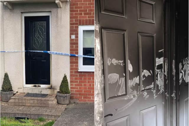 Arson attack at Jarrow home