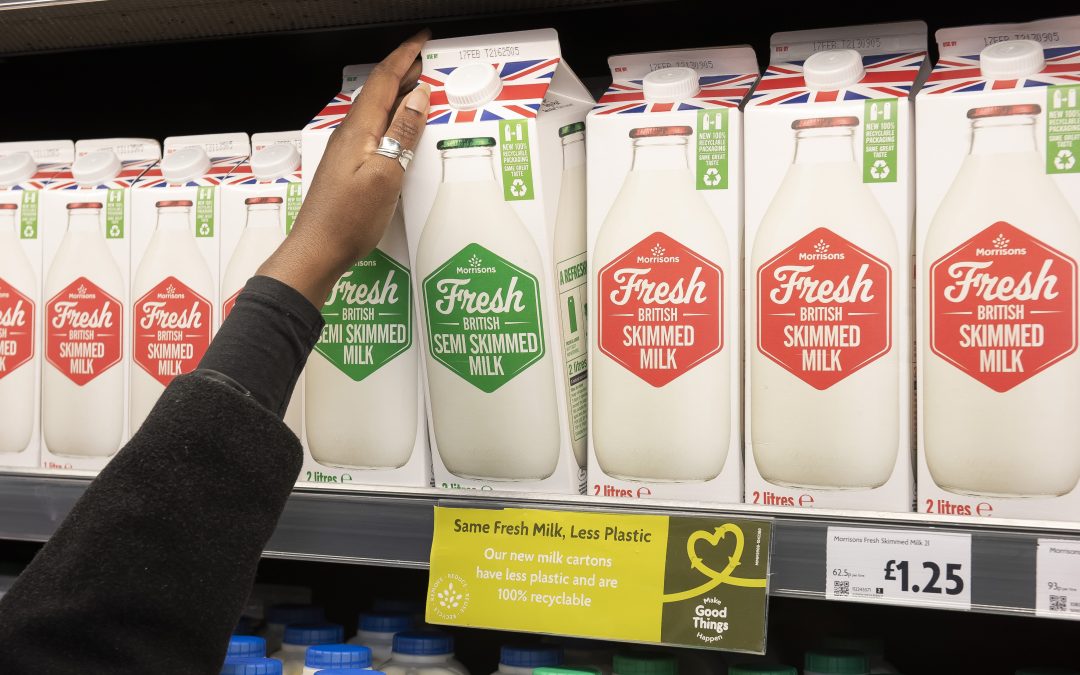 First full range of milk bags to hit UK supermarkets