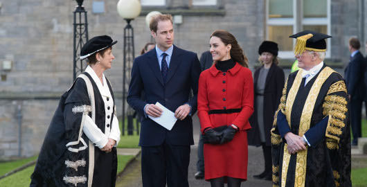 St Andrews to launch scholarship in honour of HRH Prince William and Miss Catherine Middleton