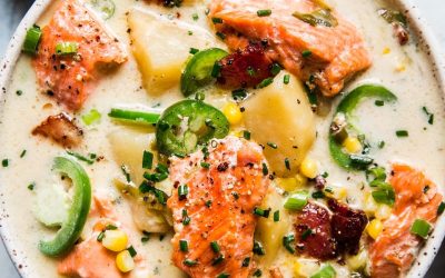 Roasted Salmon Chowder